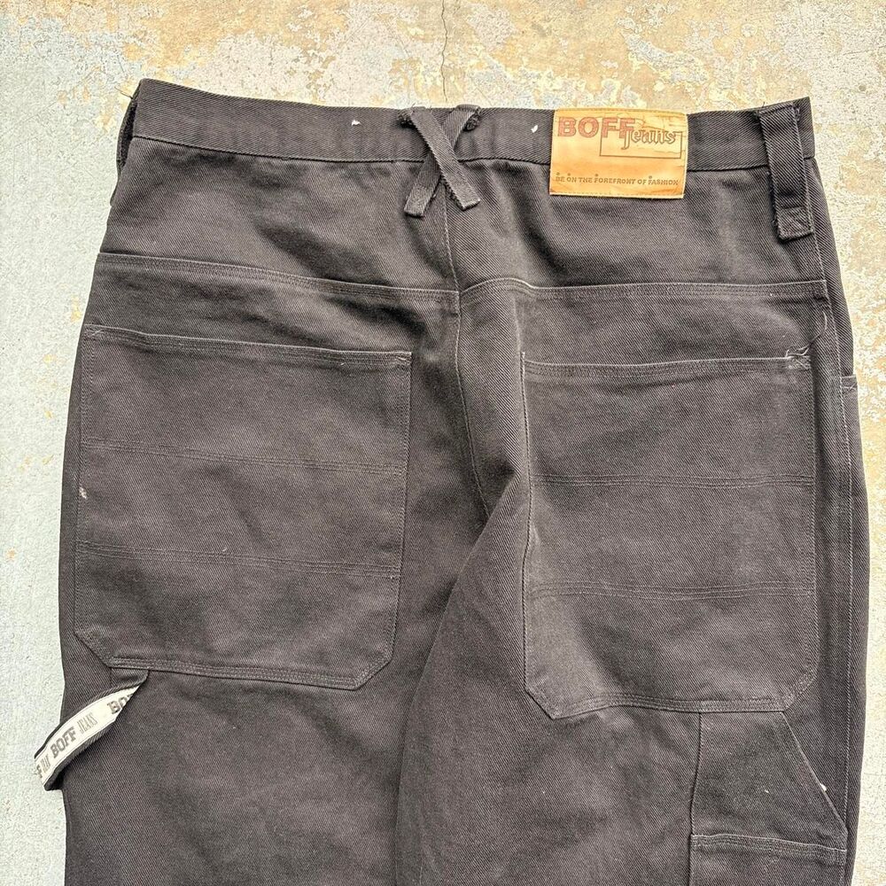 Vintage Y2K BOFF Black Carpenter Jeans